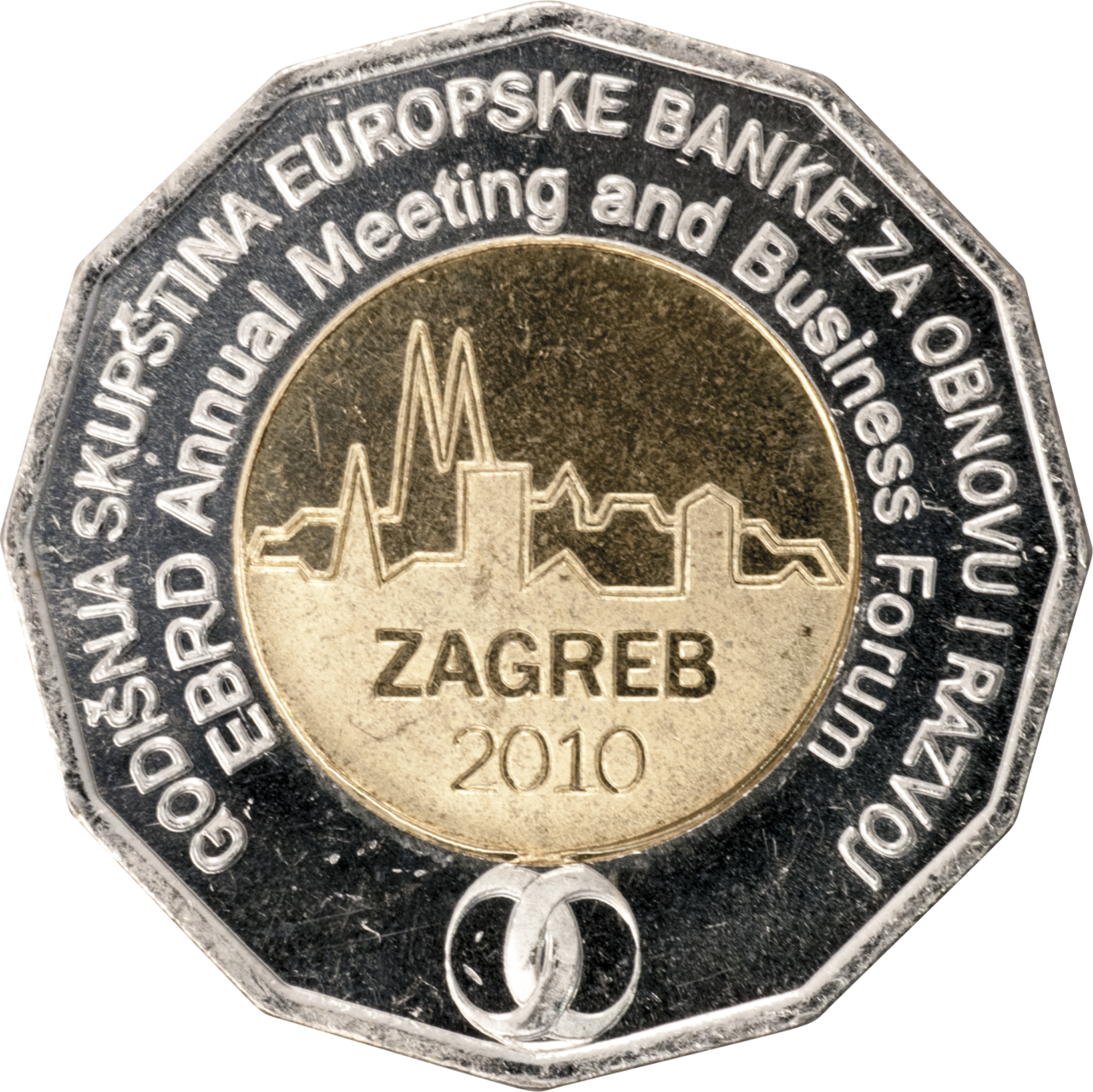 25 kuna - Godišnja skupština Europske banke za obnovu i razvoj, Zagreb 2010.