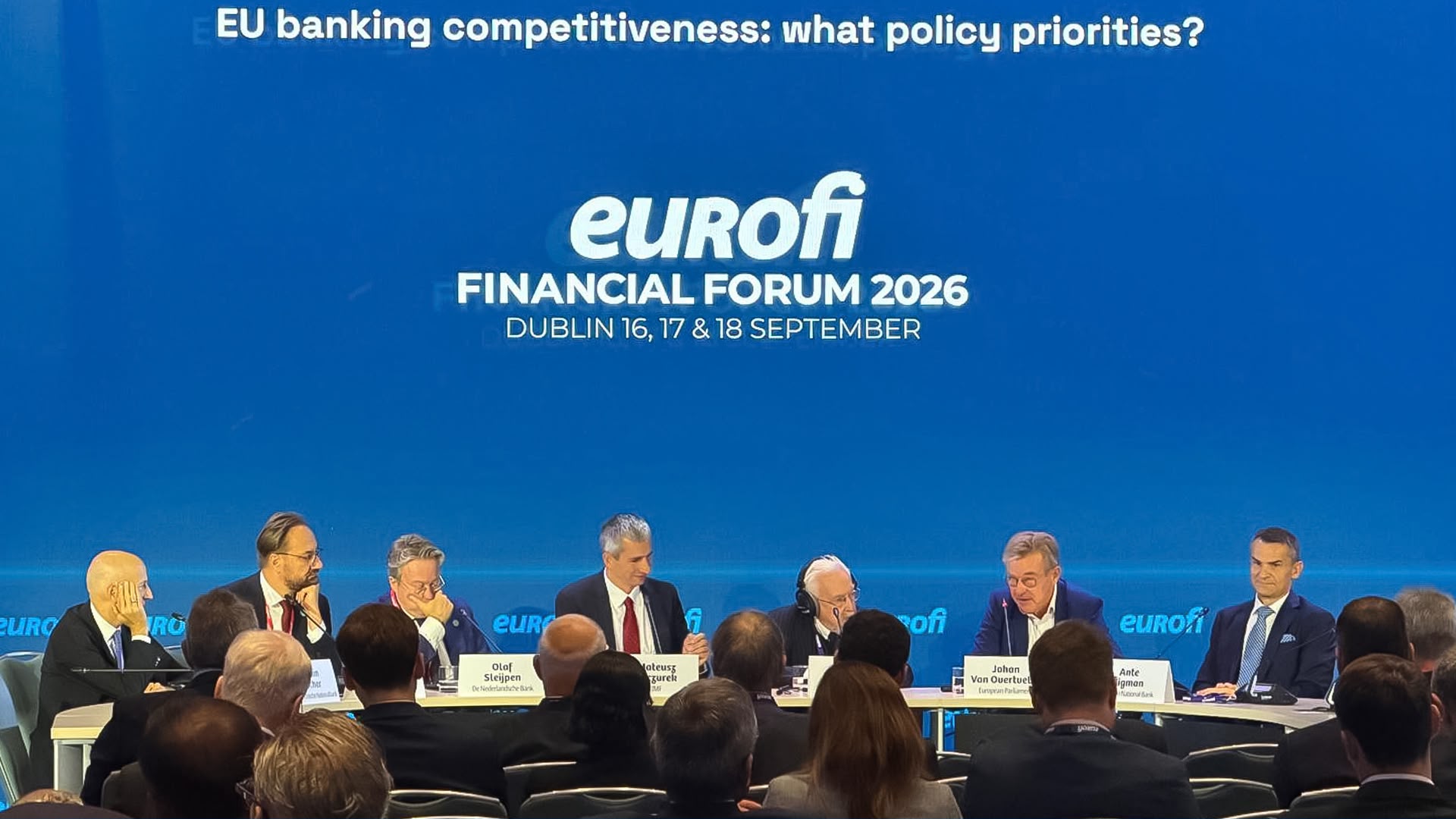 Guverner HNB-a sudjelovao je na panelu u okviru Eurofi seminara u Dublinu