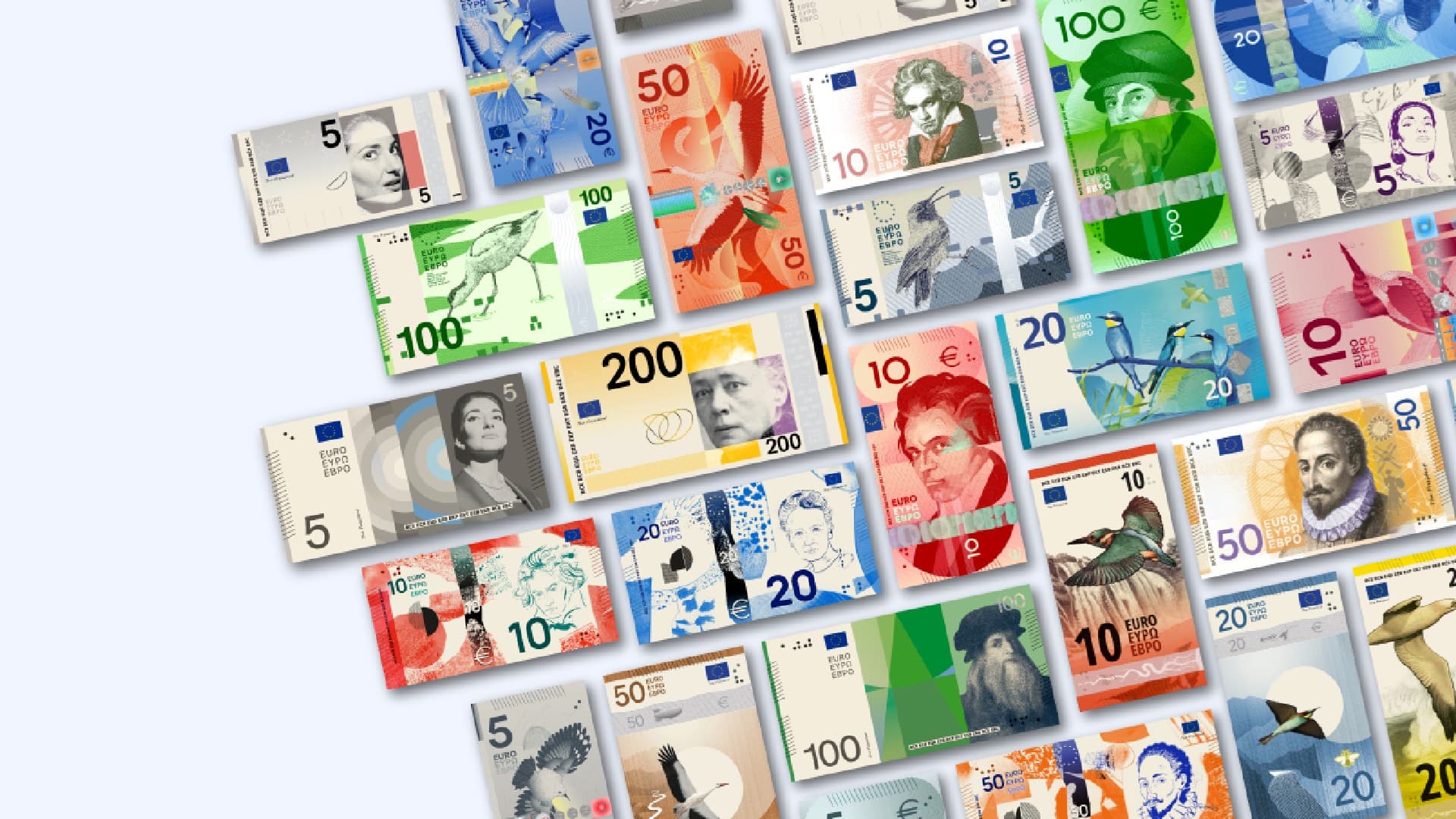 Gotovo deset milijuna ljudi sudjelovalo je u ESB‑ovoj anketi o novim euronovčanicama