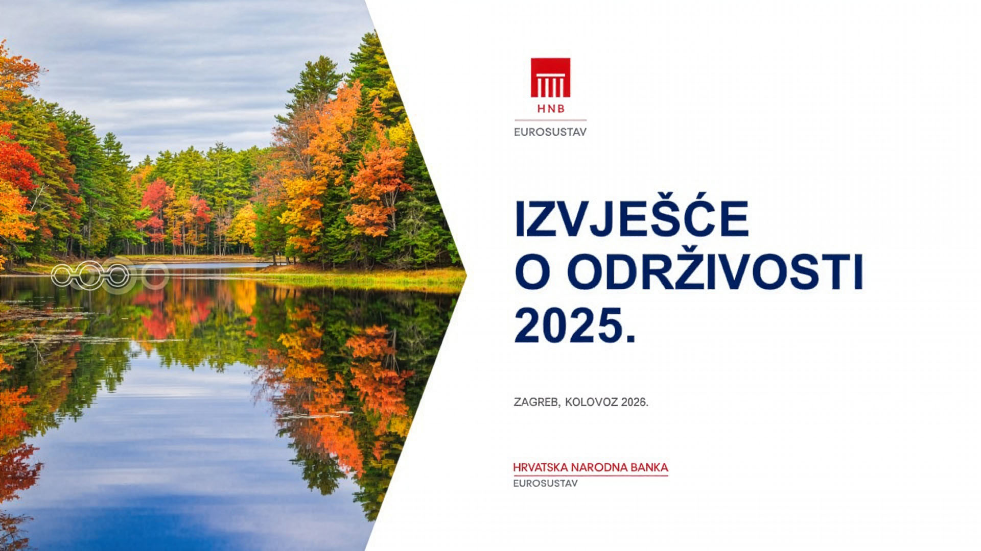 Izvješće o održivosti Hrvatske narodne banke 2025.