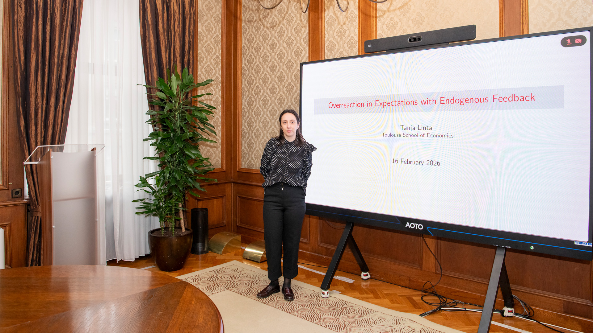 78. Ekonomska radionica HNB-a: Pretjerana reakcija u očekivanjima s endogenim povratnim informacijama