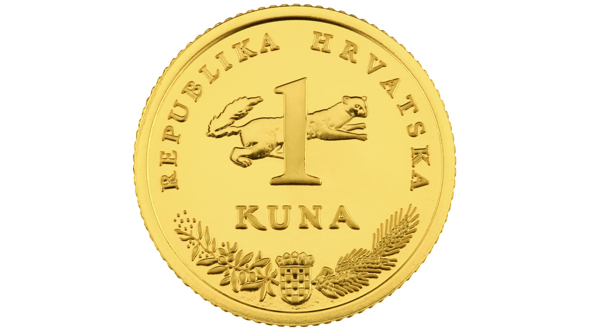 Gold Kuna commemorative coin