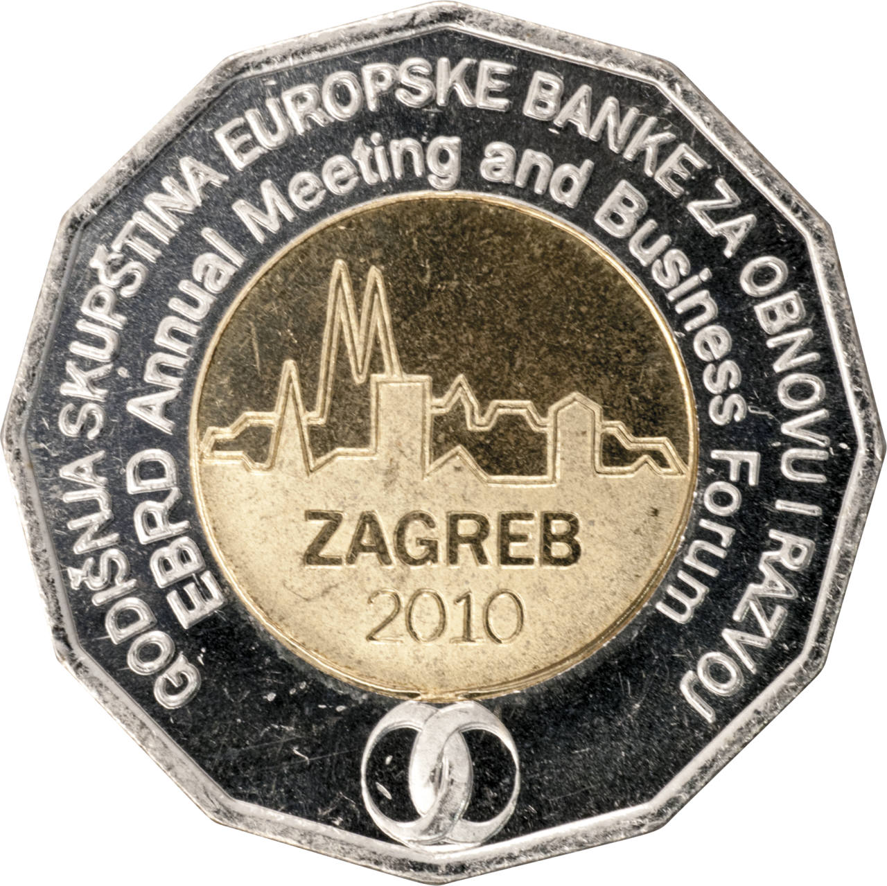 25 kuna - Annual Meeting of the European Bank for Reconstruction and Development, Zagreb 2010