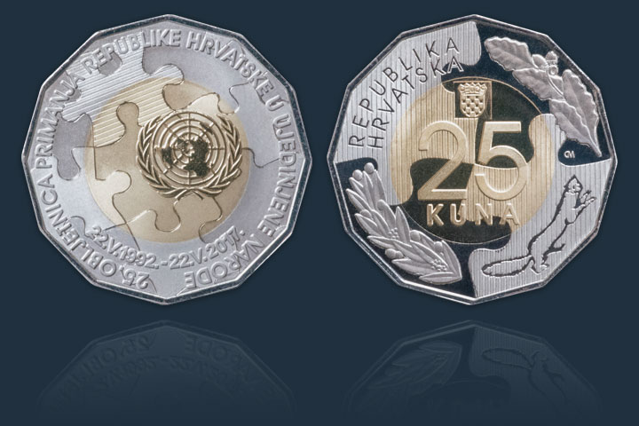 HNB izdaje kovanicu od 25 kuna HNB izdaje kovanicu od 25 kuna