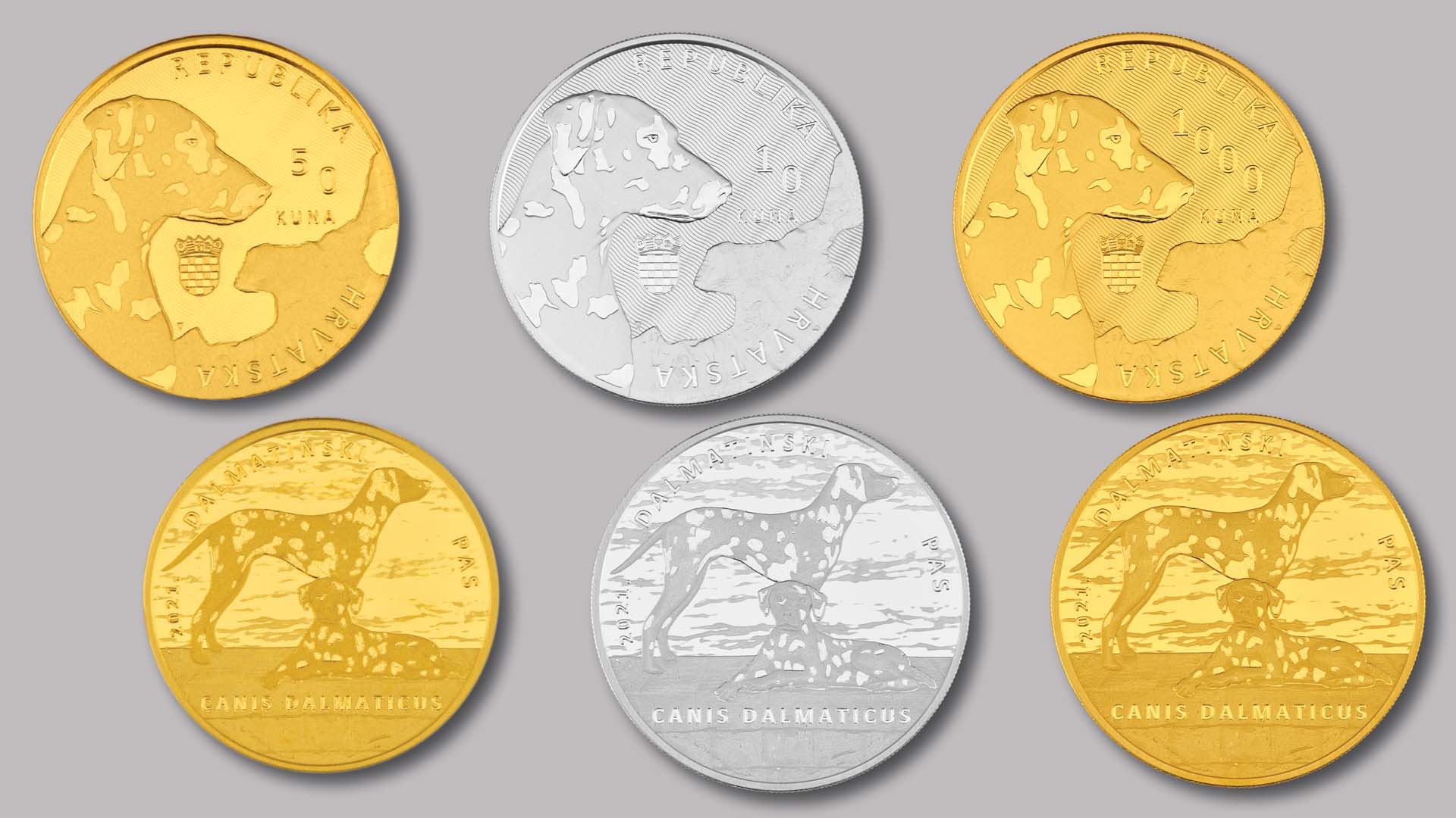 “Dalmatian Dog” – CNB’s new silver and gold coins