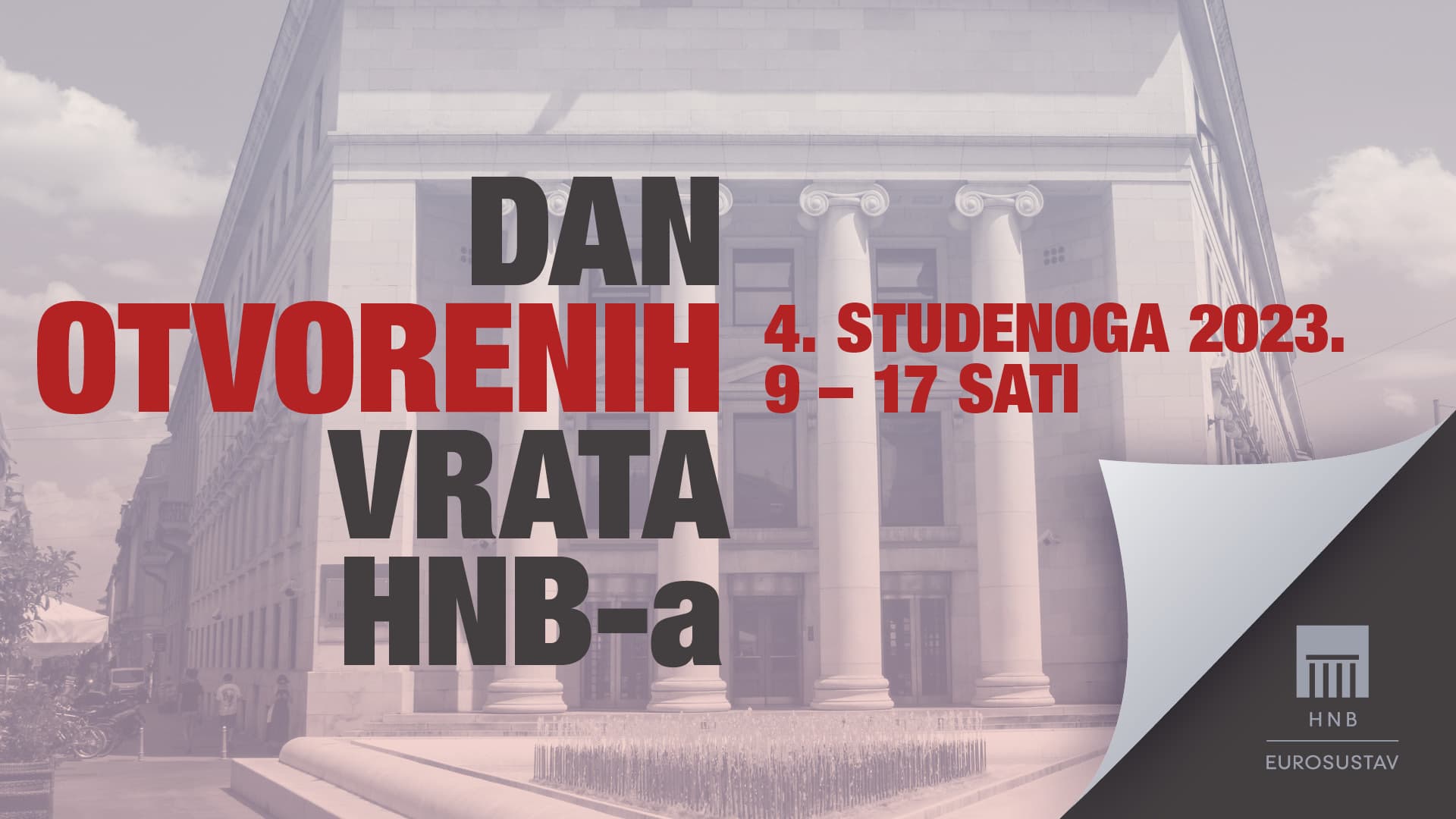 Dan otvorenih vrata Hrvatske narodne banke Dan otvorenih vrata Hrvatske narodne banke