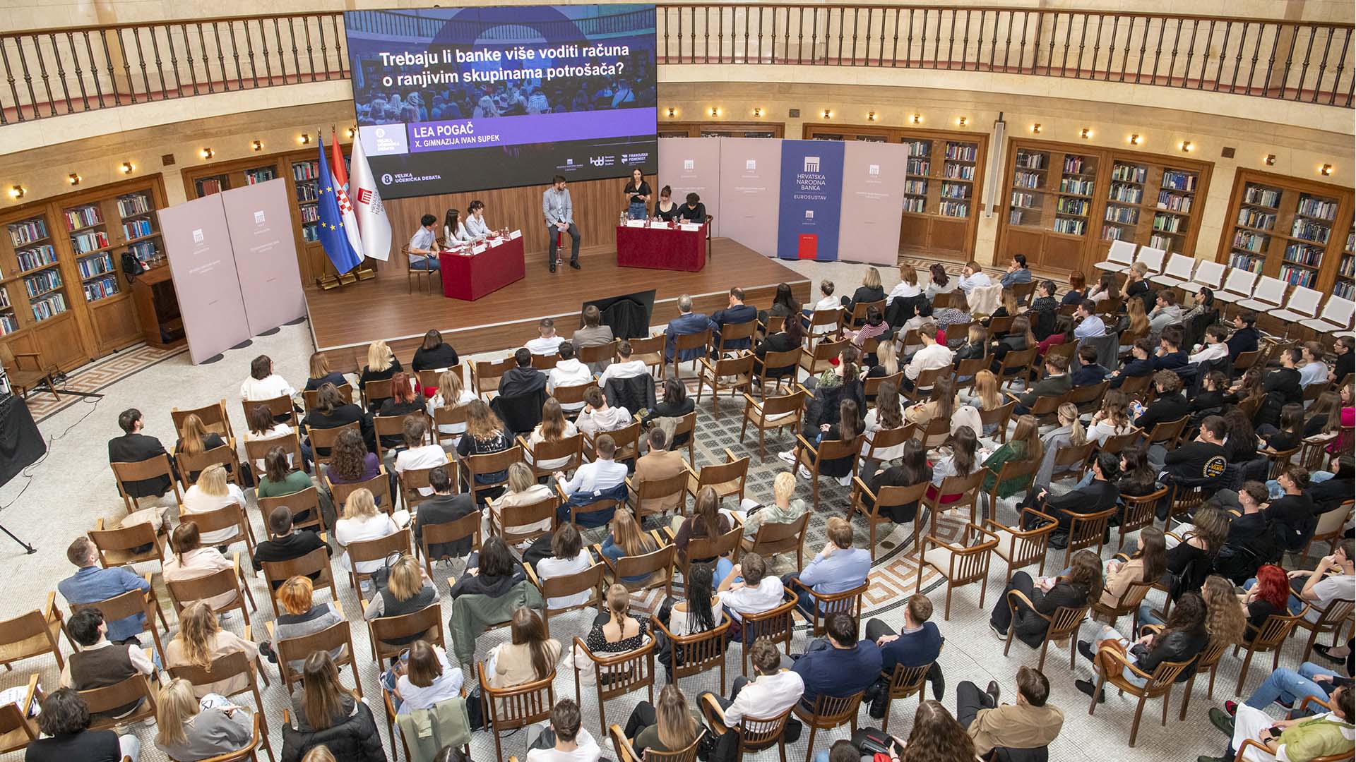 Održana 8. Velika učenička debata u HNB-u Održana 8. Velika učenička debata u HNB-u