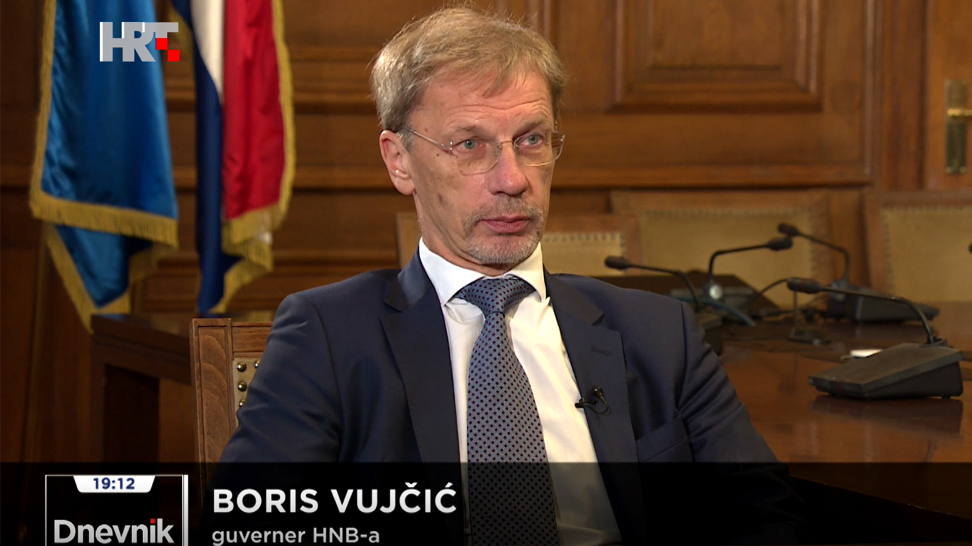 Intervju s guvernerom HNB-a Borisom Vujčićem za HRT